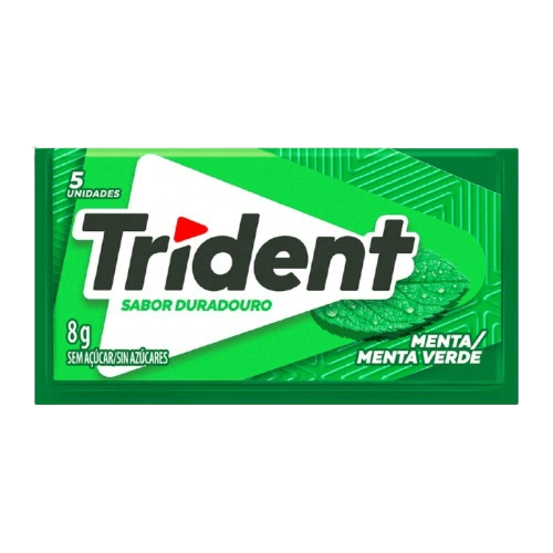 CHICLETE TRIDENT 8G MENTA
