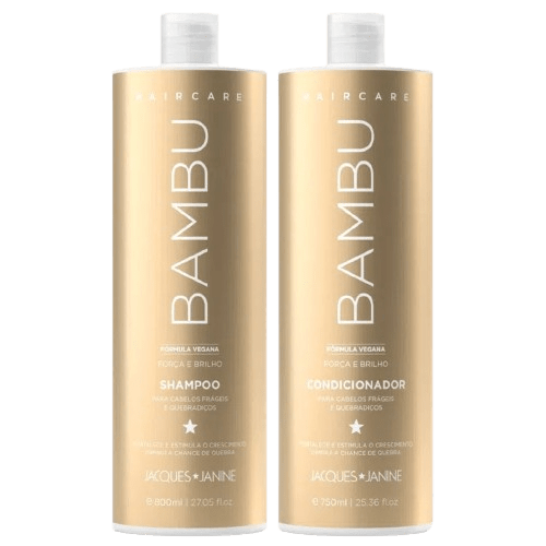 KIT JACQUES JANINE SHAMPOO 800ML + CONDICIONADOR 750ML BAMBU
