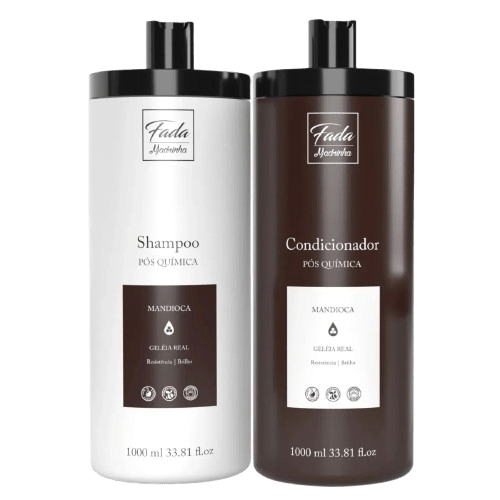 KIT FADA MADRINHA SHAMPOO 1LT + CONDICIONADOR 1LT PÓS QUÍMICA