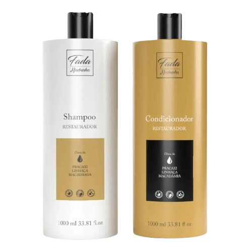 KIT FADA MADRINHA SHAMPOO 1LT + CONDICIONADOR 1LT RESTAURADOR