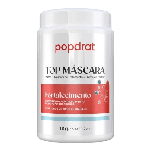 MÁSCARA POPDRAT 2 EM 1 1KG FORTALECIMENTO