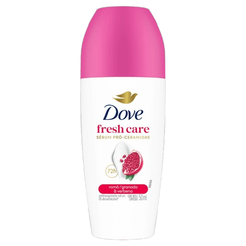 DESODORANTE ROLLON DOVE FEM 50ML FRESH CARE ROMÃ & VERBENA