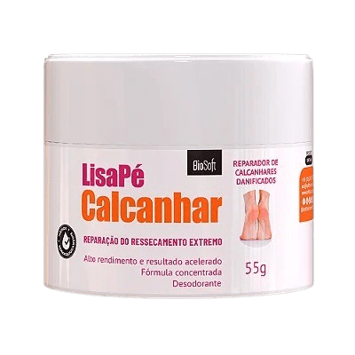 CREME PÉS BIOSOFT 55G LISA PÉ CALCANHAR