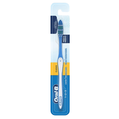ESCOVA DENTAL ORAL-B PRO 123 MÉDIA