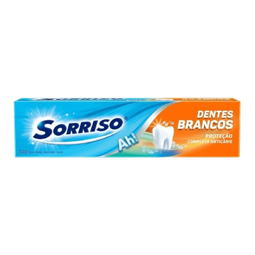 CREME DENTAL SORRISO 90G DENTES BRANCOS