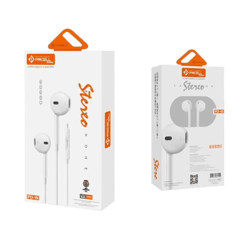 FONE DE OUVIDO COM FIO PMCELL FO-15