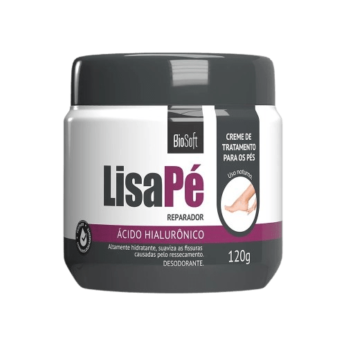 CREME PÉS BIOSOFT 120G LISA PÉ ÁCIDO HIALURÔNICO