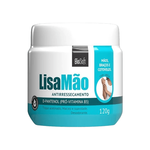 CREME MÃOS BIOSOFT 120G LISA MÃO D-PANTANOL (PRÓ-VITAMINA B5)