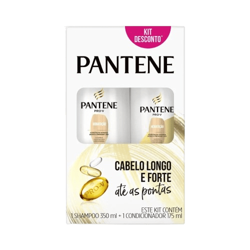 KIT PANTENE SHAMPOO 350ML + CONDICIONADOR 175ML HIDRATAÇÃO