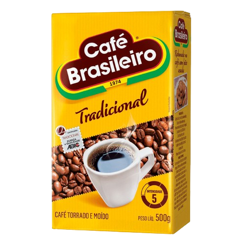 CAFÉ BRASILEIRO 500GR TRADICIONAL VÁCUO