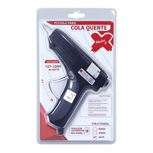 PISTOLA COLA QUENTE MAKE+ PEQUENA