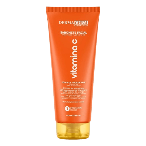 SABONETE LÍQUIDO DERMACHEM 100ML FACIAL VITAMINA C
