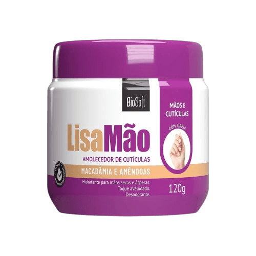 CREME MÃOS BIOSOFT 120G LISA MÃO MACADÂMIA E AMÊNDOAS