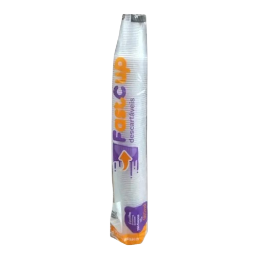 COPO DESCARTÁVEL FASTCUP 180ML TRANSP C/100 PS