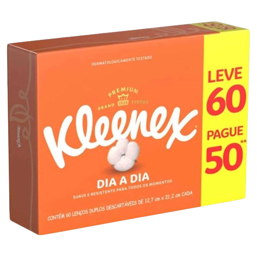LENÇO DE PAPEL KLEENEX LV60 PG50