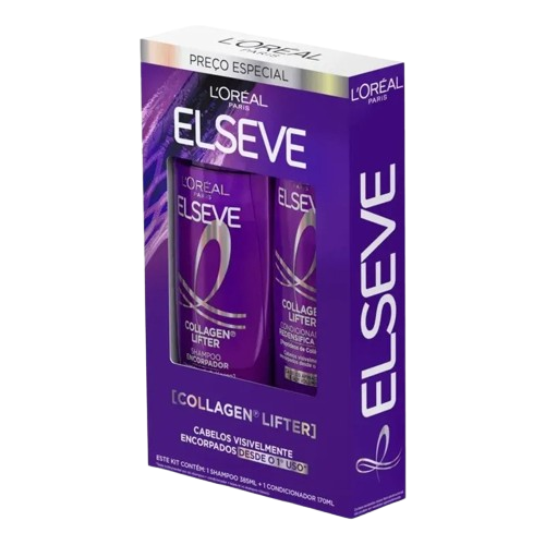 KIT ELSEVE SHAMPOO 385ML + CONDICIONADOR 170ML COLLAGEN LIFTER