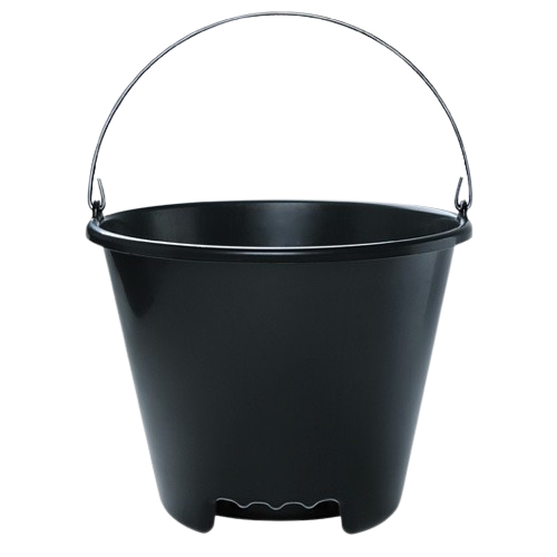 BALDE PLASNEW 20LTS PRETO CONCRETO