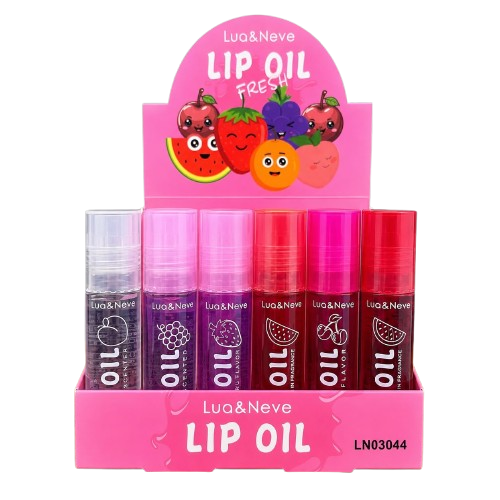 BRILHO LABIAL LUA & NEVE 5,5ML GLITTER FRUTAS