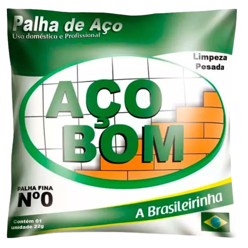 PALHA DE AÇO AÇO BOM Nº0 FINA 22G