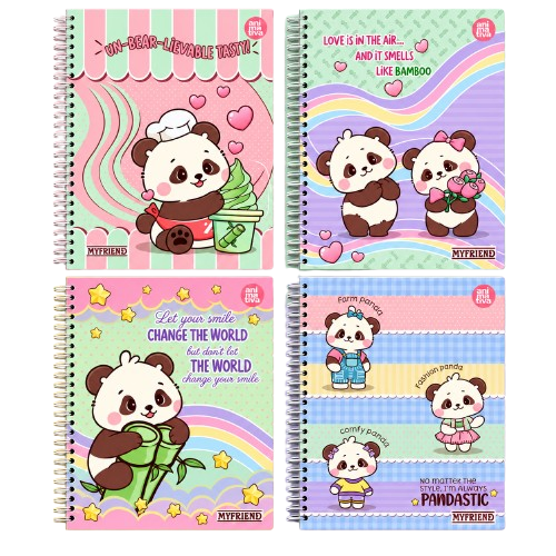 CADERNO 1/4 80 FLS ANIMATIVA MY FRIEND